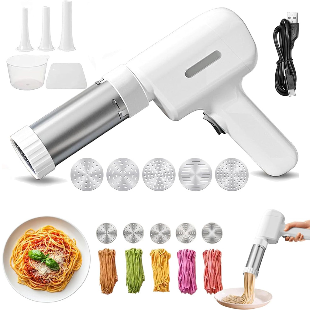 Smart Home Kitchen - Elektryczna Bezprzewodowa Maszynka do Makaronu Ręczna