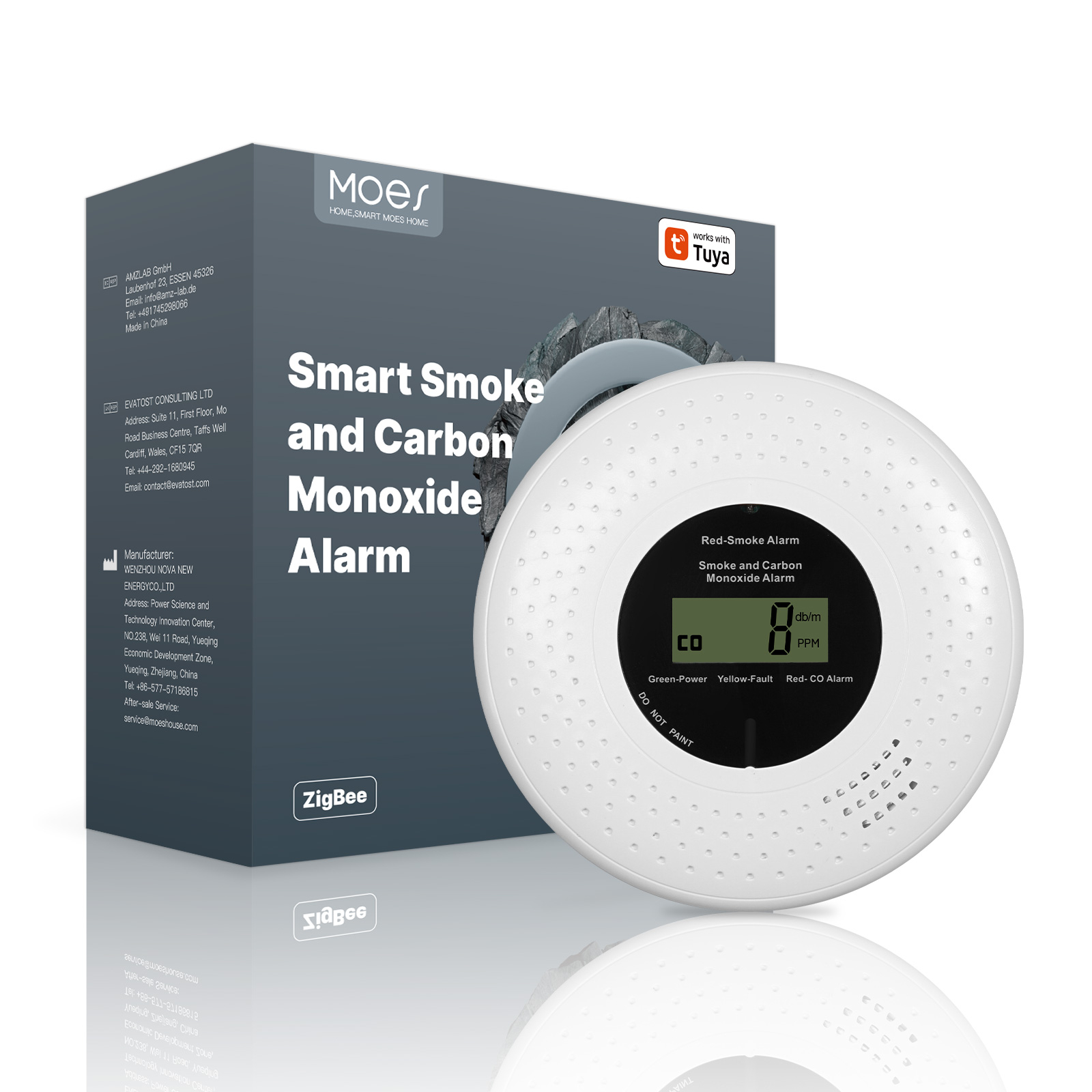 Smart Smoke Detector - Inteligentny czujnik dymu i tlenku węgla