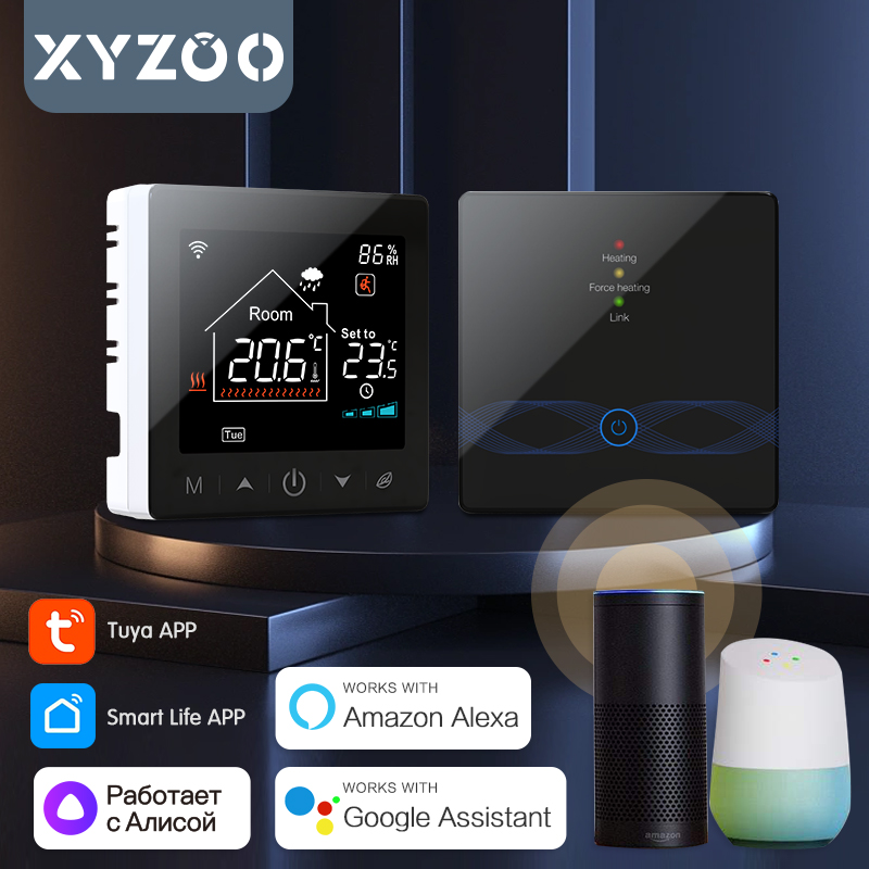 Smart Home Thermostat - Bezprzewodowy termostat WiFi Tuya do kotła