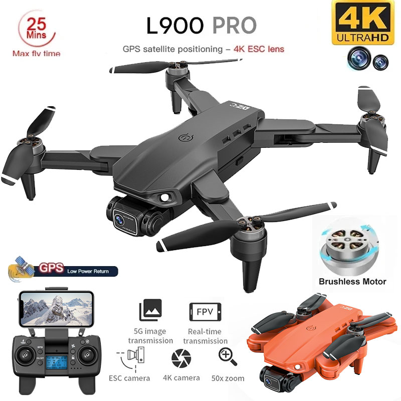Smart Home Camera - L900 Pro GPS Drone 4K Profesjonalny
