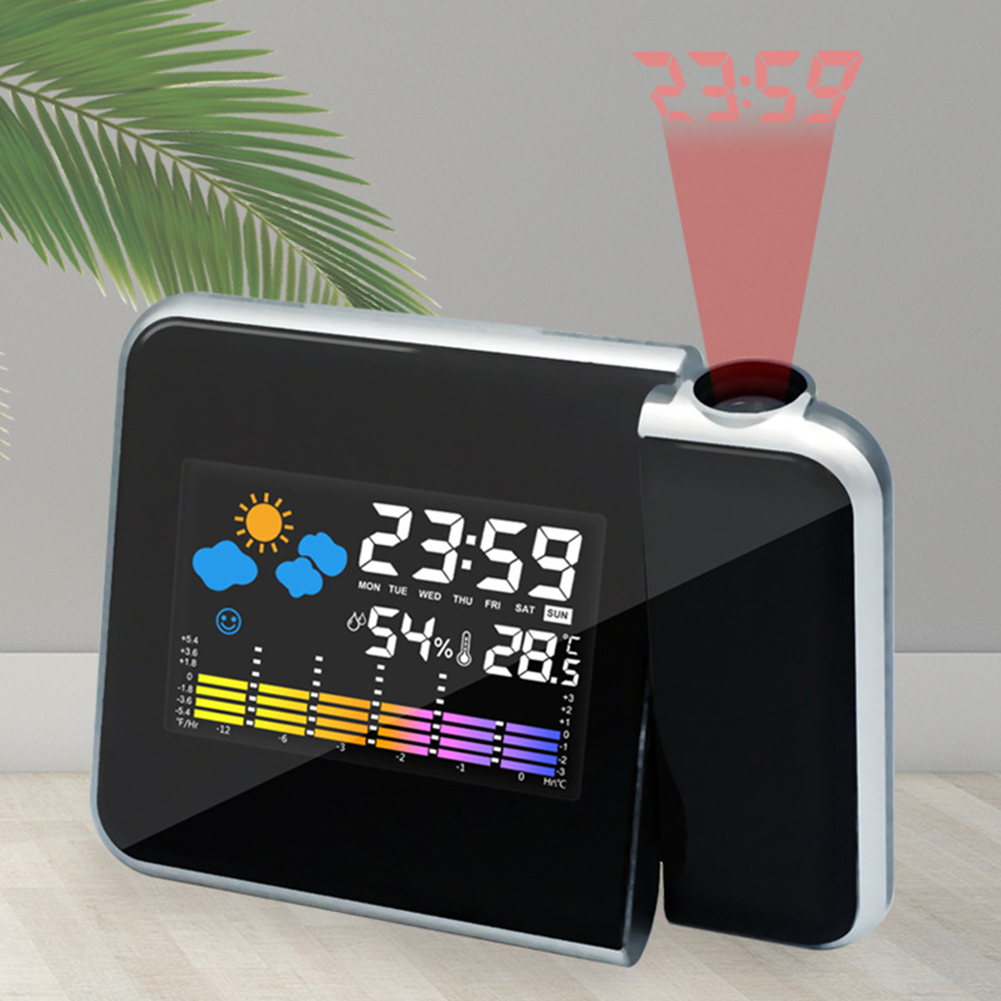 Smart Home Living Room - Inteligentny budzik z nocnym podświetleniem projektor