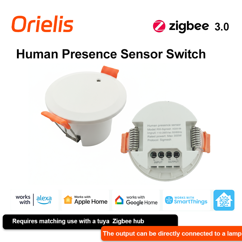 Smart Home Zigbee 3.0 - Czujnik obecności człowieka ZIGBEE 3.0 z