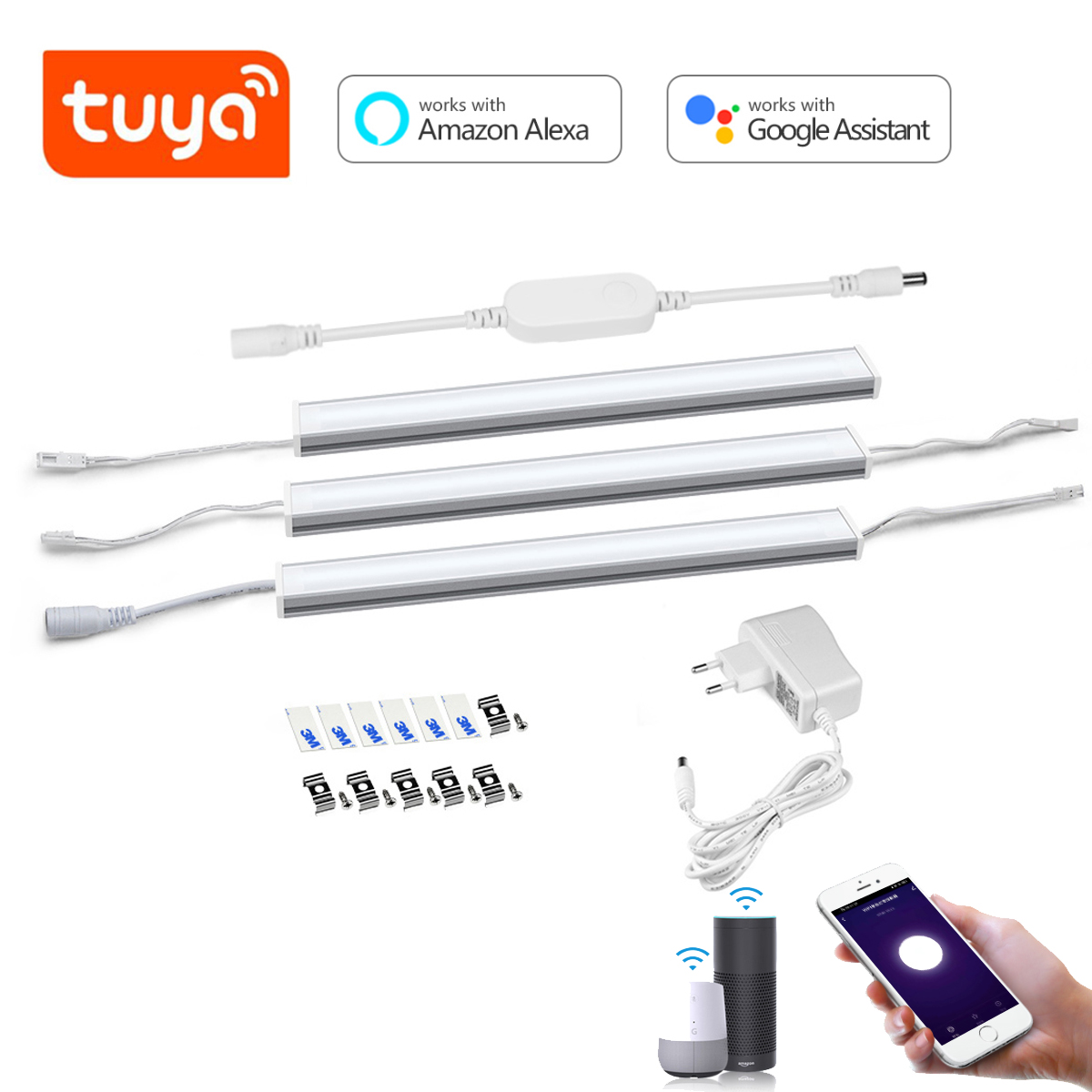 Smart Home Kitchen - Inteligentny zestaw oświetlenia LED z aluminium,