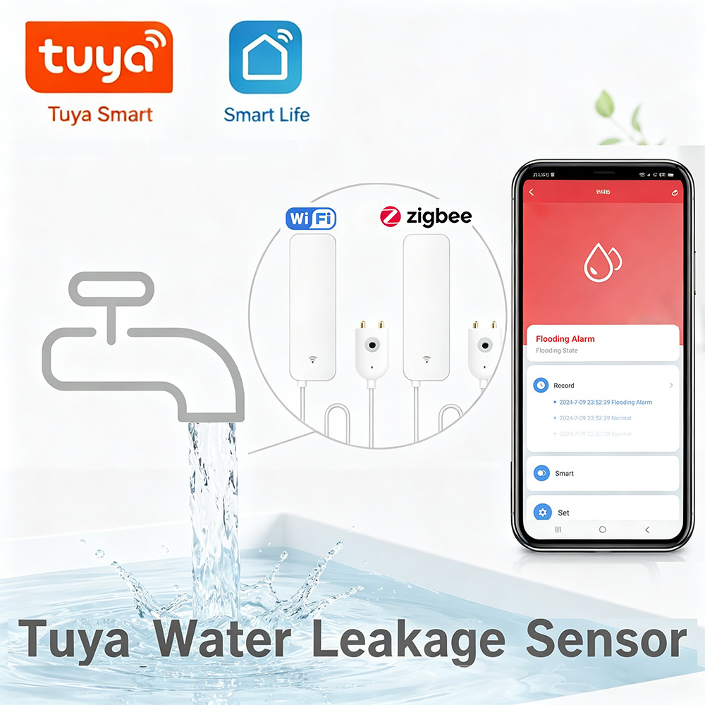 Smart Home Blog - Czujnik wycieku wody ZigBee WiFi, alarm