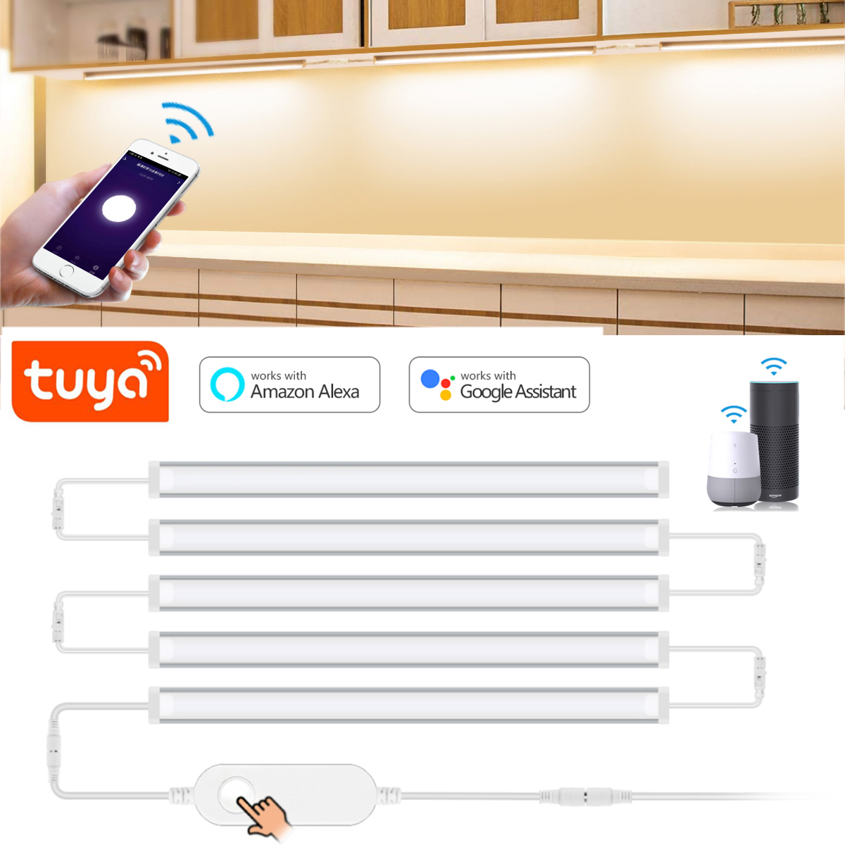Smart Home Kitchen - 1-5 sztuk Kuchnia Tuya Inteligentna lampa