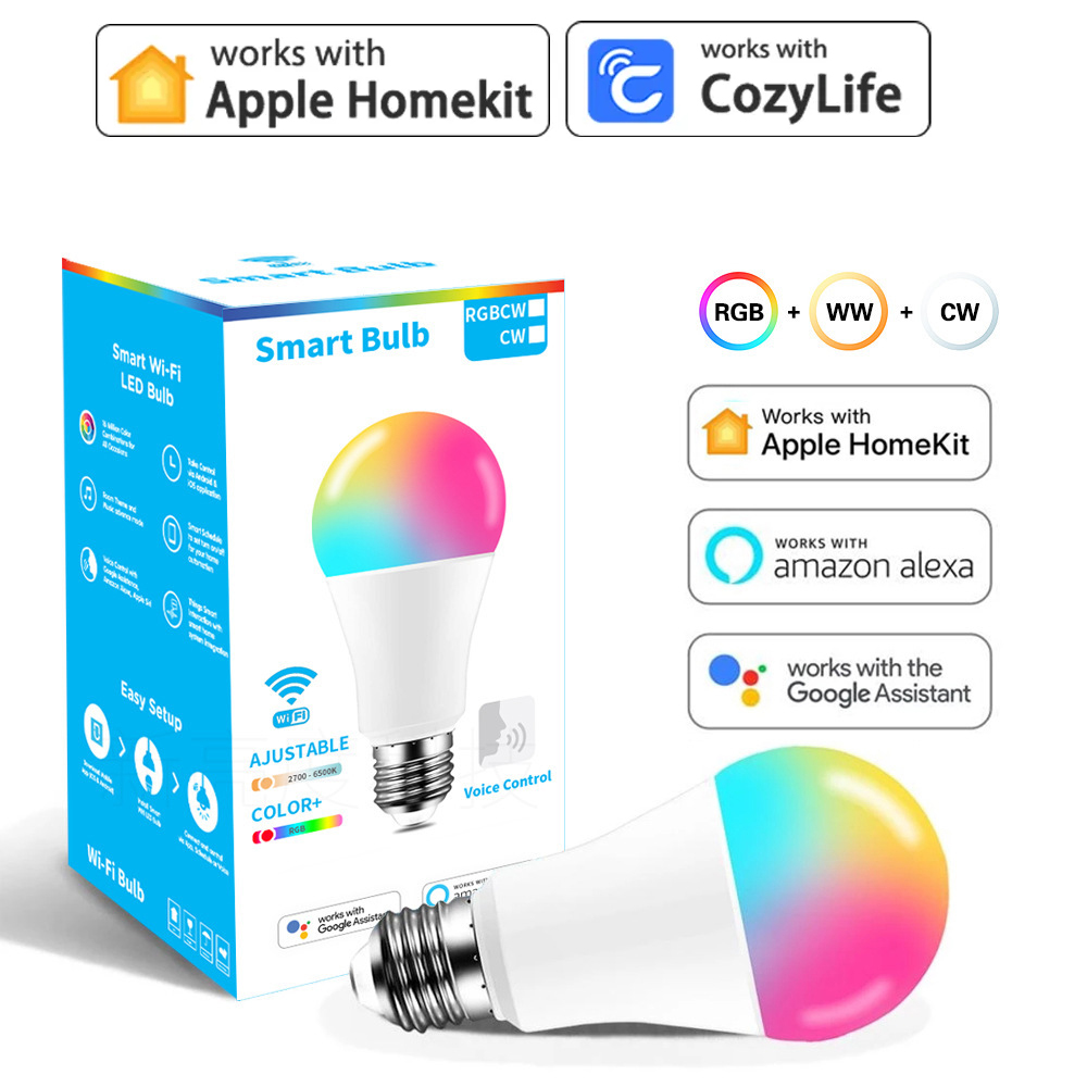 Smart Home Apple - 9W WiFi Homekit Light Lamp E27
