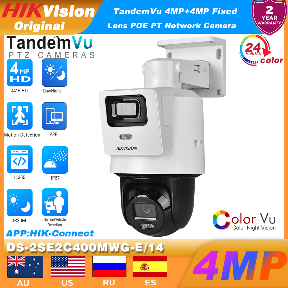 Smart Home Hikvision - Oryginalna kamera sieciowa Hikvision DS-2SE2C400MWG-E/14 Color