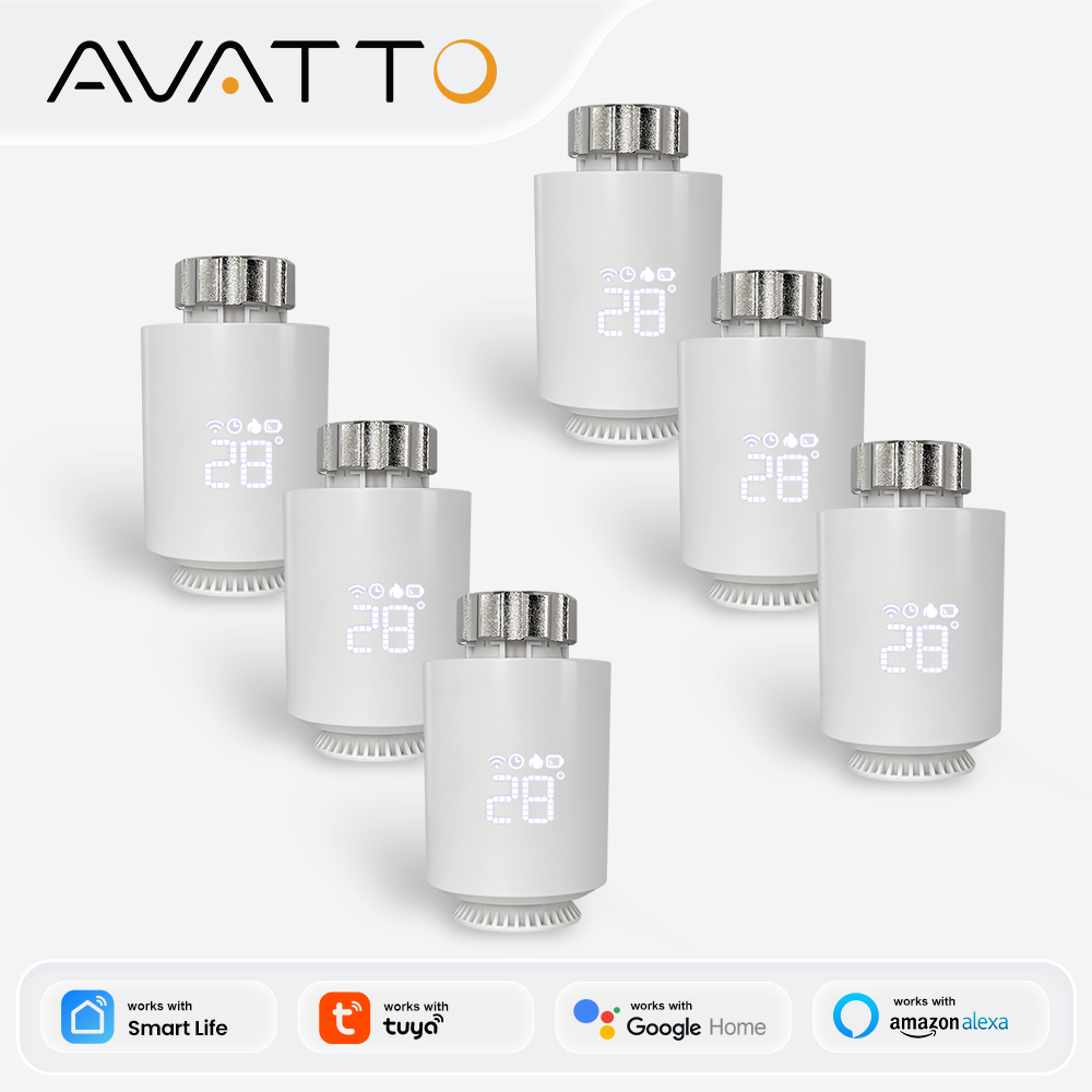 Smart Home Thermostat - AVATTO ZigBee Termostat Grzejnikowy Inteligentny Zawór