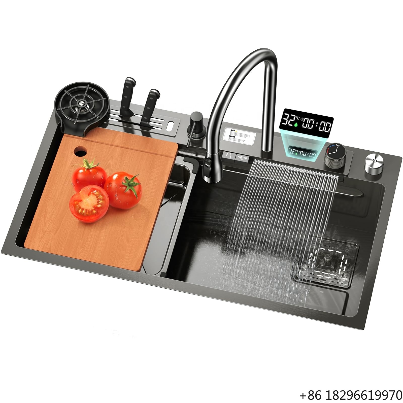 Smart Home Kitchen - Nowoczesna, inteligentna bateria kuchenna ze stali