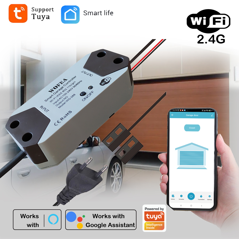 Smart Home Control Panel - Inteligentny kontroler otwierania drzwi garażowych, wtyczka