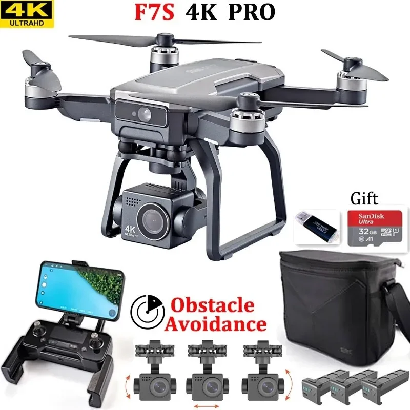 Smart Home Camera - SJRC F7s 4K PRO Drone 4K