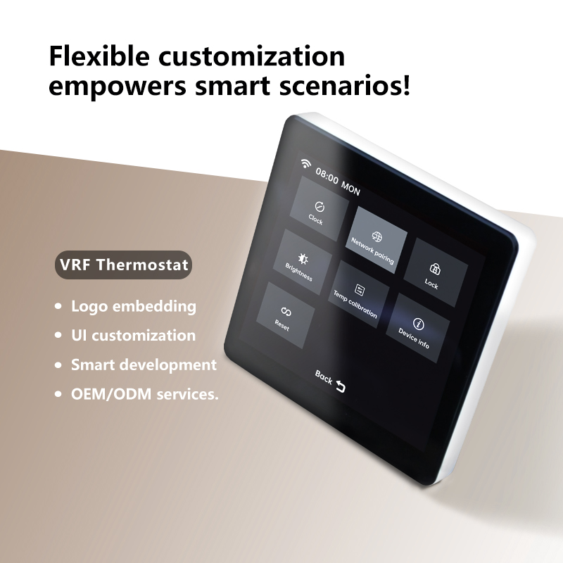 Smart Home Thermostat - Nowy 4-calowy dotykowy termostat do centralnego