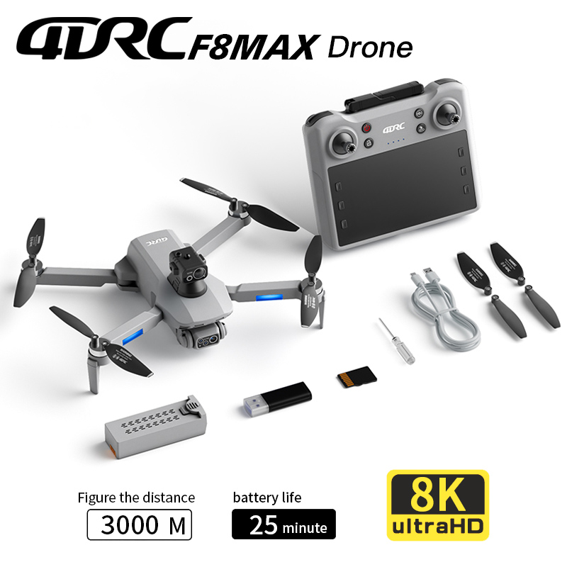 Smart Home Camera - Dron F8 MAX GPS Profesjonalny z