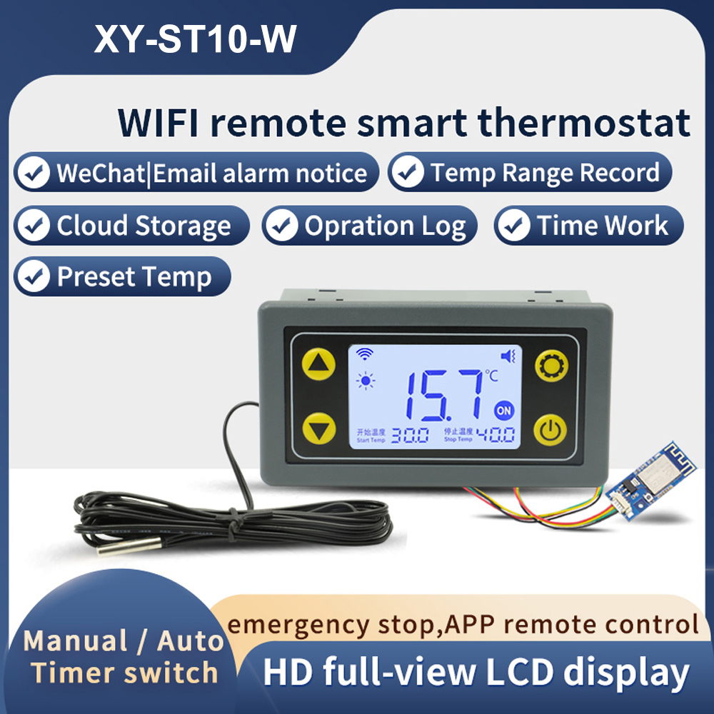 Smart Home Thermostat - ST10-W/SA10-W/SA30-W/ST30-W DC6-30V/AC110-220V 10A/30A termostat WIFI regulator