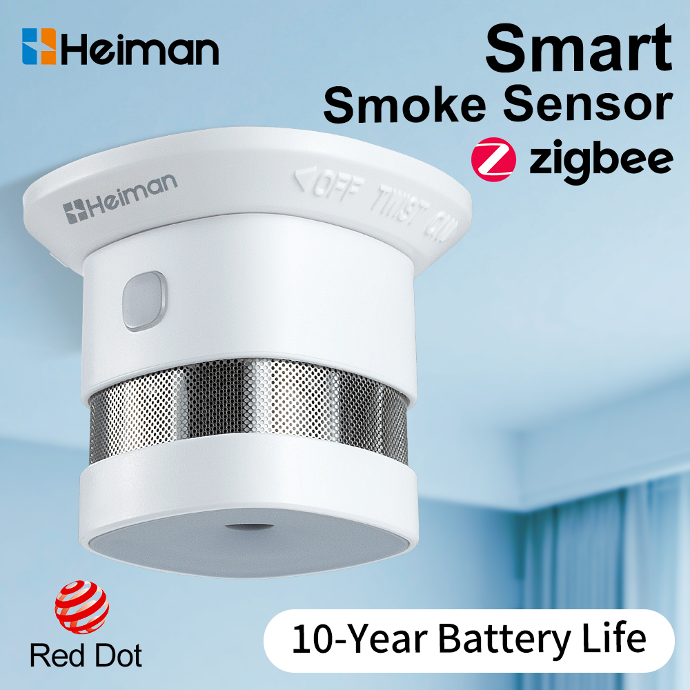 Smart Smoke Detector - Czujnik dymu HEIMAN Zigbee – alarm