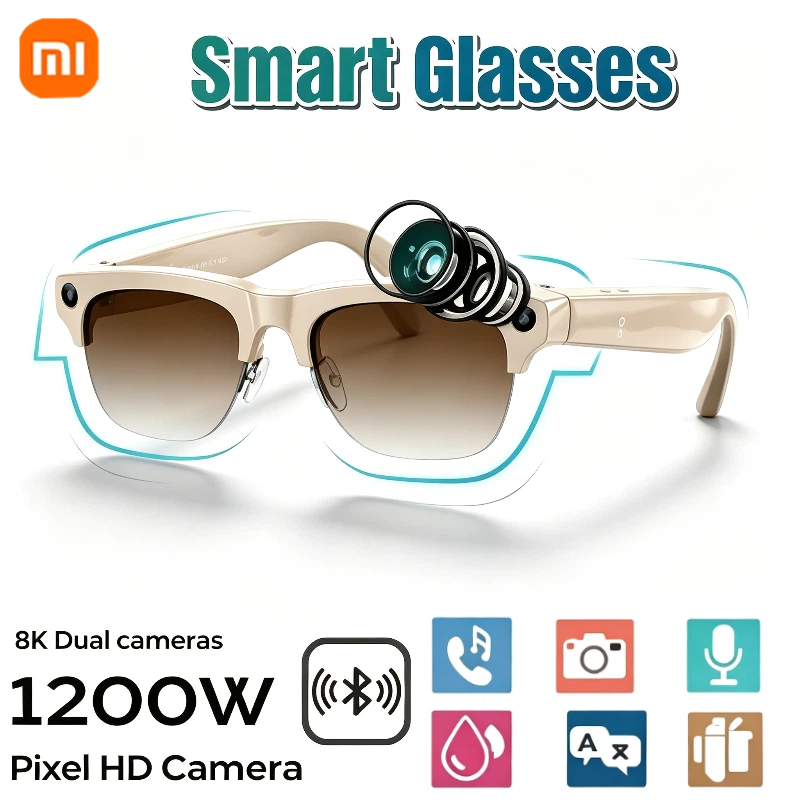 Smart Home Camera - Okulary z kamerą M96 Semi-frame 1200W