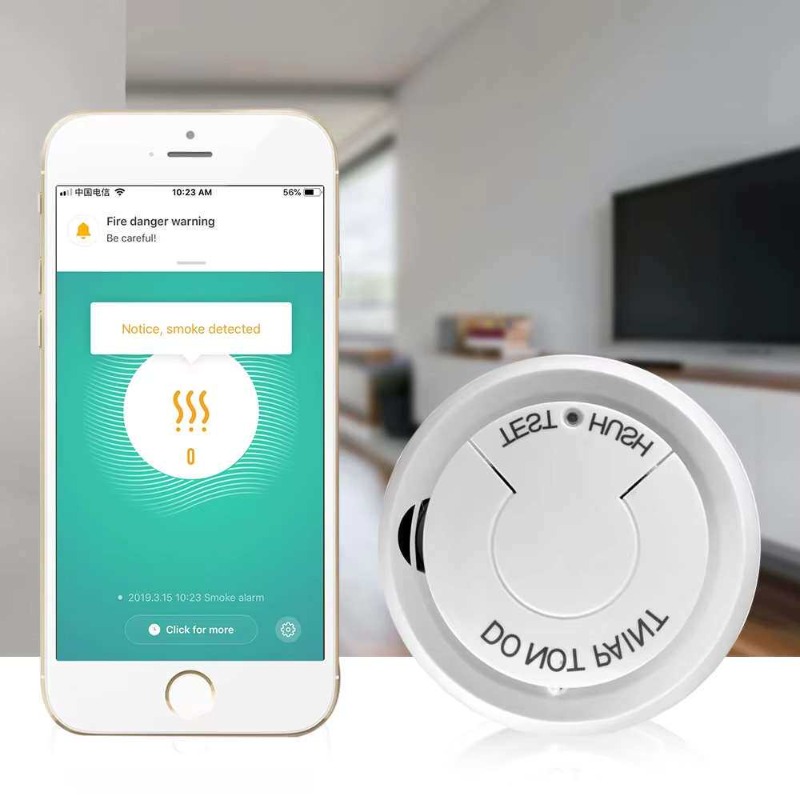 Inteligentny czujnik dymu WiFi – Smart Smoke Detector recenzja i cena