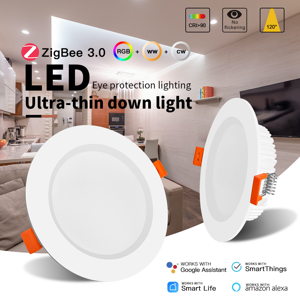 10P 6/9/12W RGB + CCT intelige – Smart Home Living Room recenzja i cena