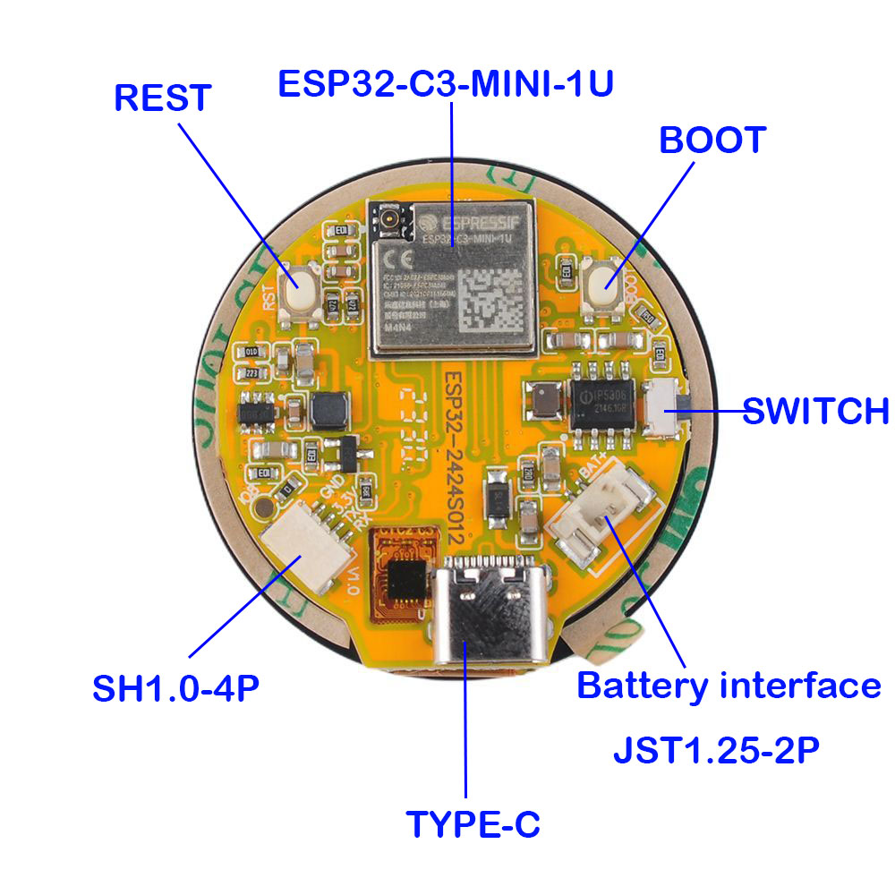 Wyświetlacz ESP32 1,28 cala ES – Smart Home Kit For Arduino recenzja i cena