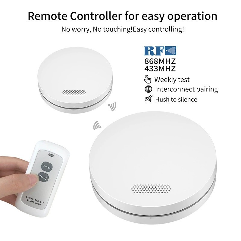 Czujnik dymu Tuya WiFi z detek – Smart Smoke Detector recenzja i cena