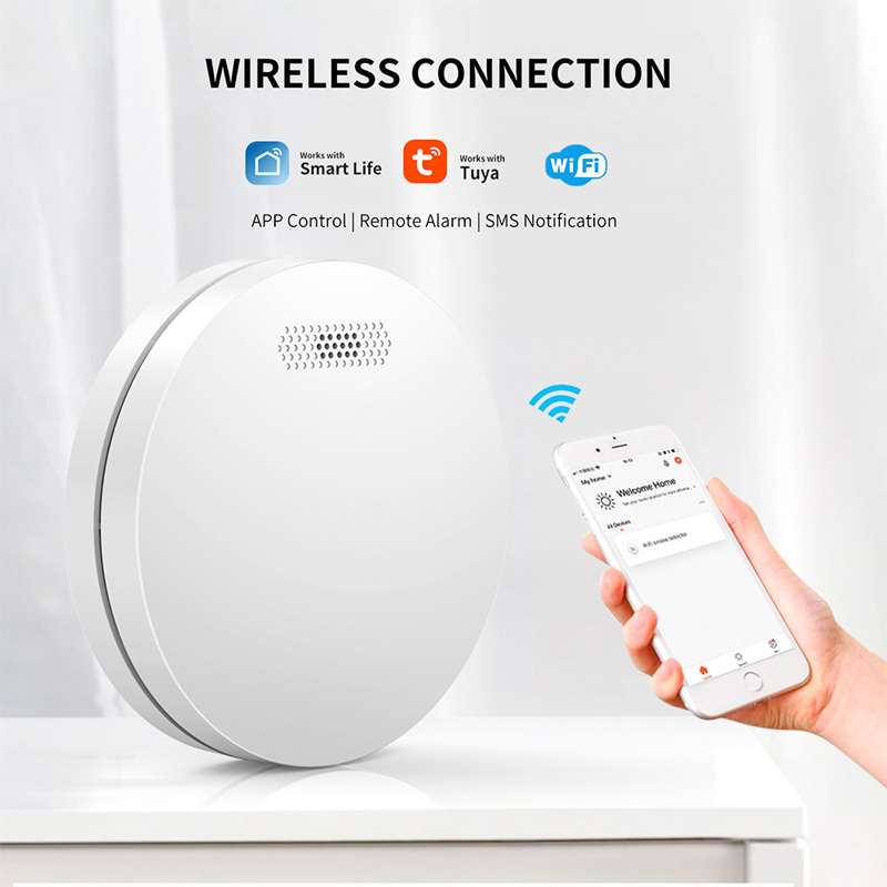 Czujnik dymu Tuya WiFi z detek – Smart Smoke Detector recenzja i cena