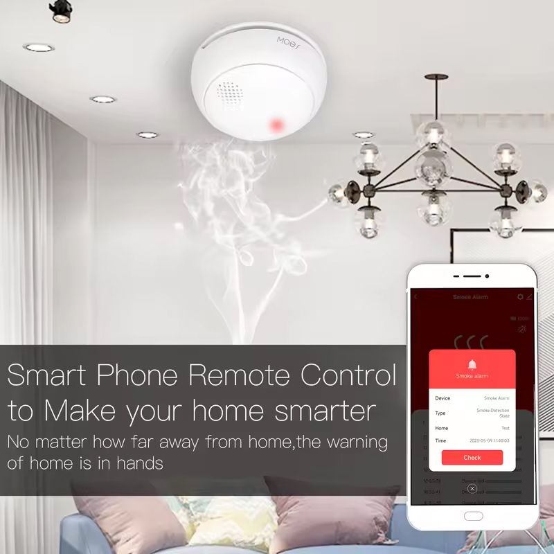 Czujnik dymu MOES ZigBee Smart – Smart Smoke Detector recenzja i cena