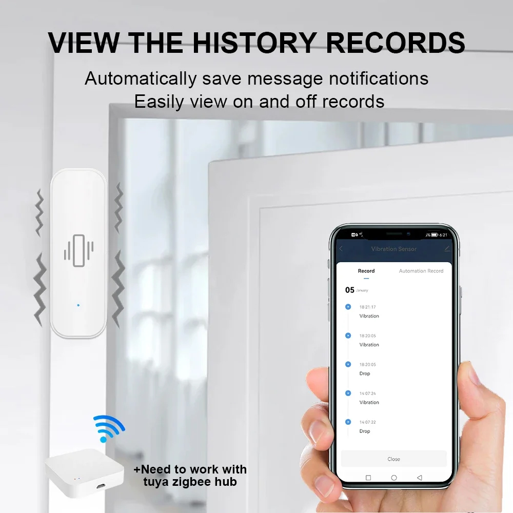 Inteligentny czujnik wibracji  – Smart Home Blog recenzja i cena