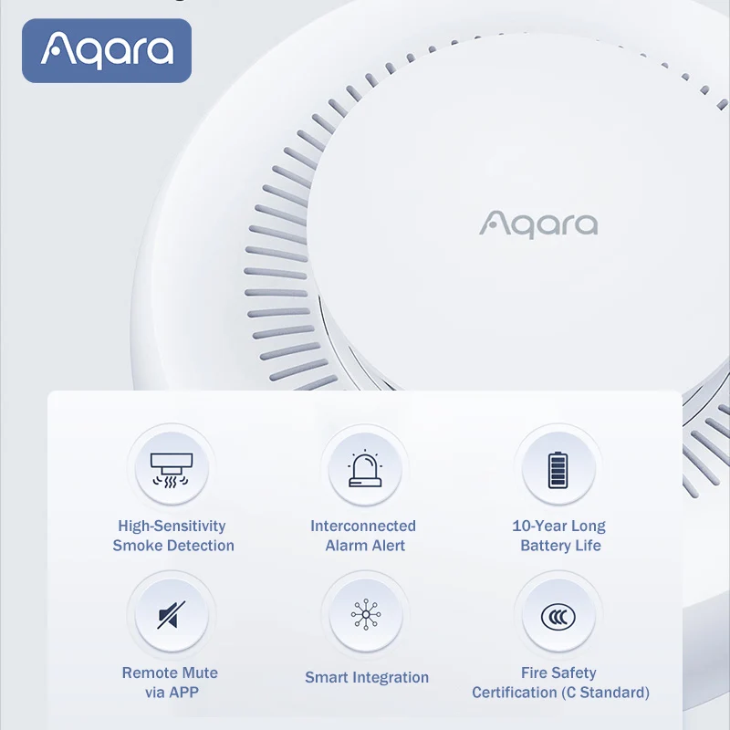 Czujnik dymu Aqara Matter, ala – Smart Smoke Detector recenzja i cena