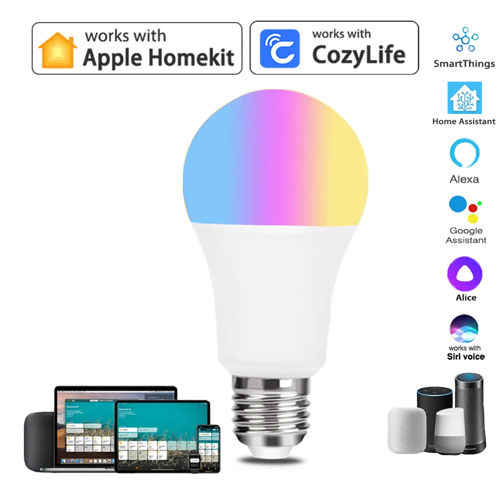 9W WiFi Homekit Light Lamp E27 – Smart Home Apple recenzja i cena