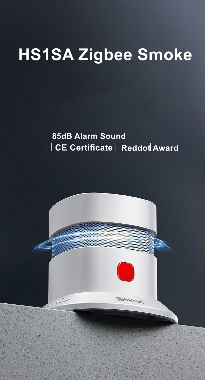 Czujnik dymu Tuya Smart Zigbee – Smart Smoke Detector recenzja i cena