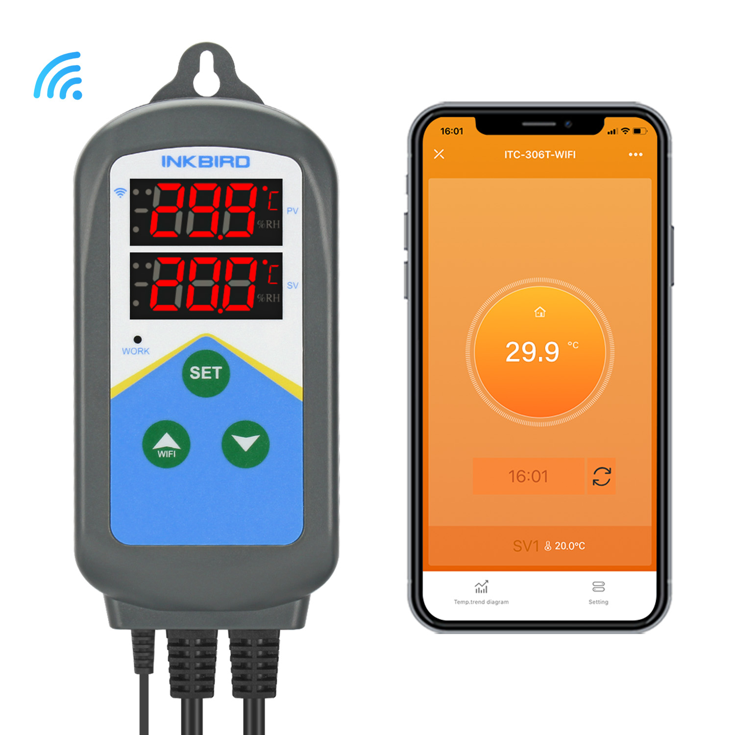 INKBIRD WIFI termoregulator IT – Smart Home Thermostat recenzja i cena