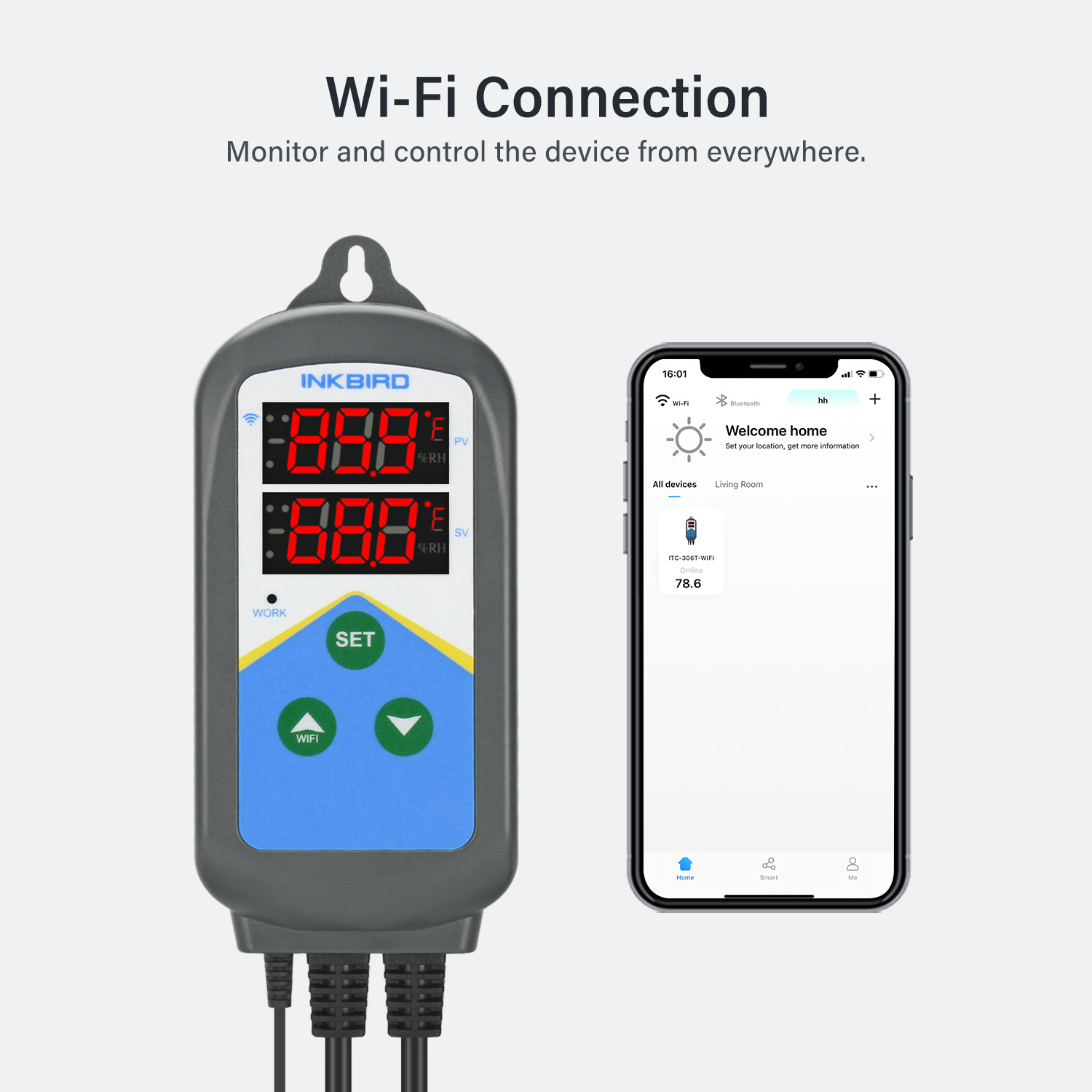INKBIRD WIFI termoregulator IT – Smart Home Thermostat recenzja i cena