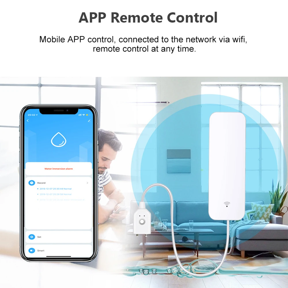 Czujnik zalania Tuya WiFi Zigb – Smart Home Blog recenzja i cena