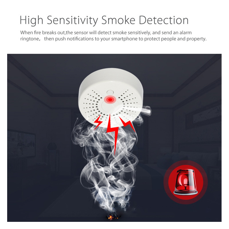 Czujnik dymu Tuya WiFi Smart H – Smart Smoke Detector recenzja i cena