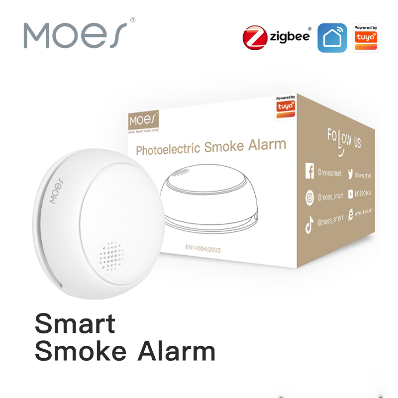 Czujnik dymu MOES ZigBee, inte – Smart Smoke Detector recenzja i cena