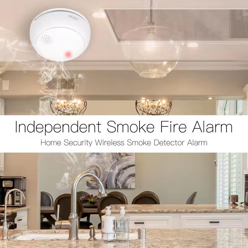Czujnik dymu MOES ZigBee, inte – Smart Smoke Detector recenzja i cena