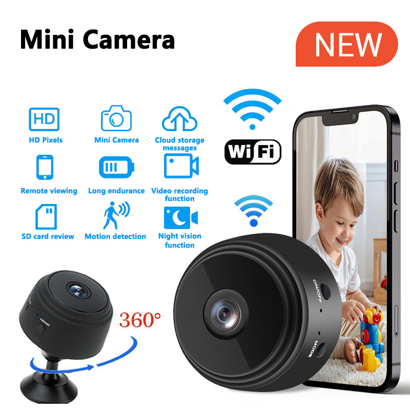 Miniaturowa kamera WiFi HD 108 – Security Ip Camera recenzja i cena
