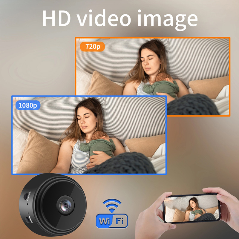 Miniaturowa kamera WiFi HD 108 – Security Ip Camera recenzja i cena
