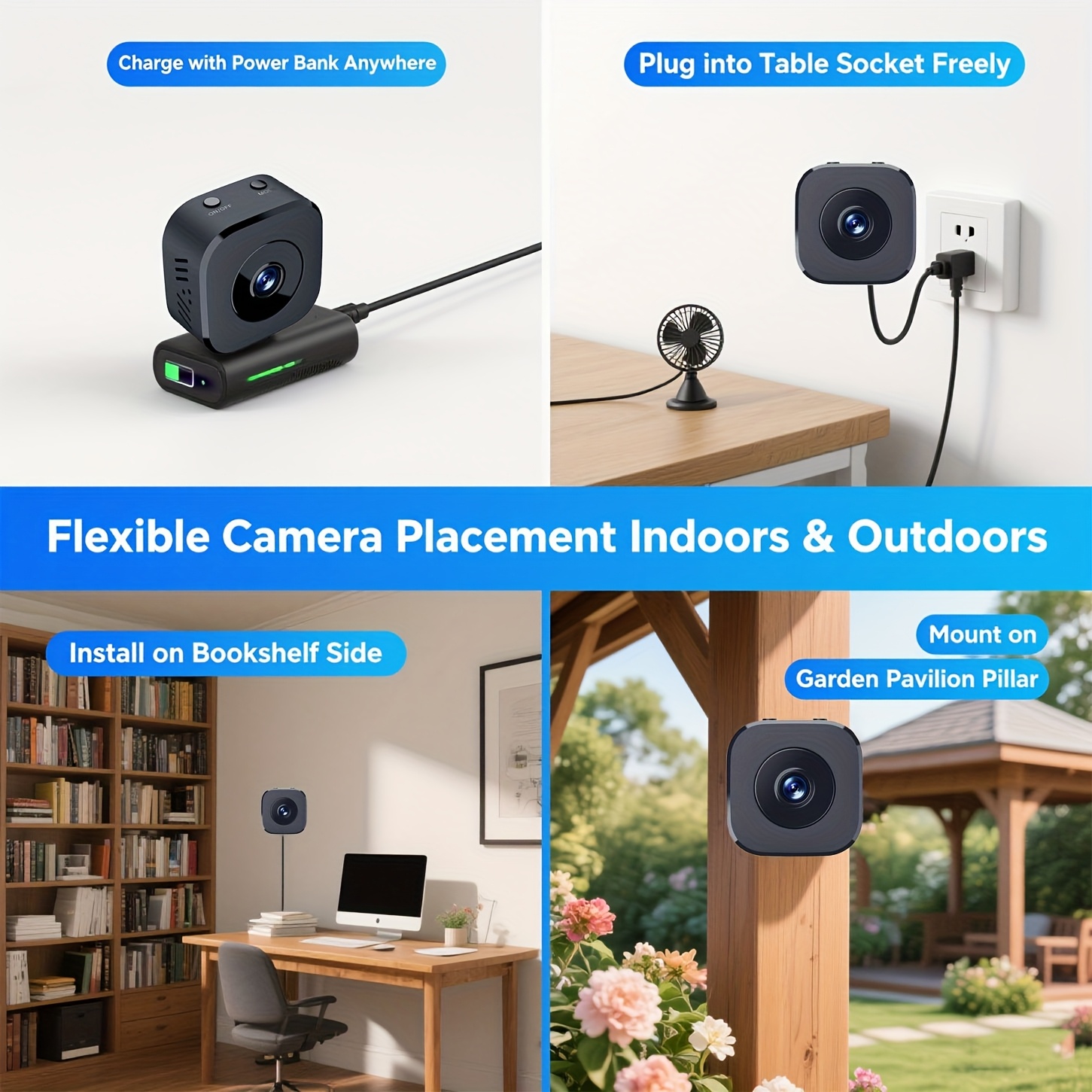 Miniaturowa kamera WiFi HD 108 – Smart Home Camera recenzja i cena