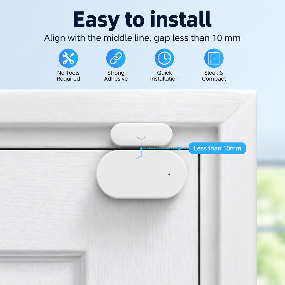 Czujnik otwarcia drzwi/okien Z – Smart Home Zigbee 3.0 recenzja i cena