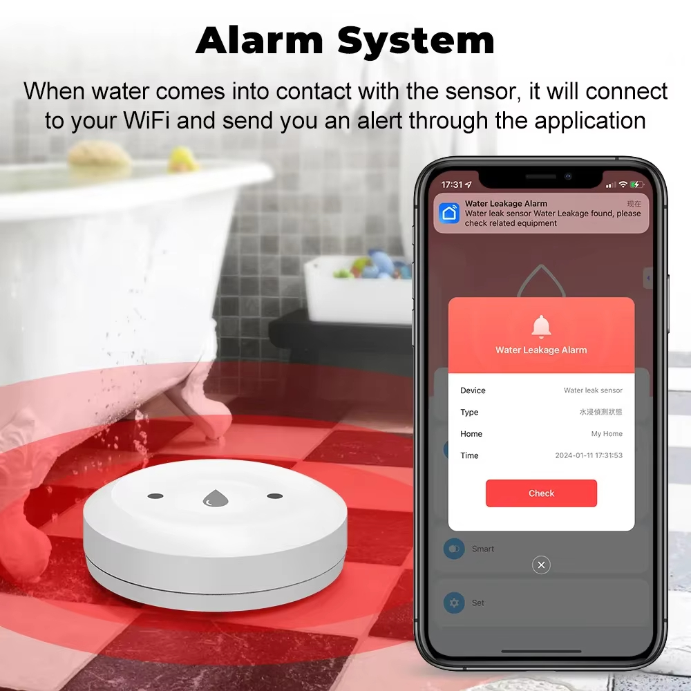 Czujnik wycieku wody Tuya ZigB – Smart Home Zigbee 3.0 recenzja i cena