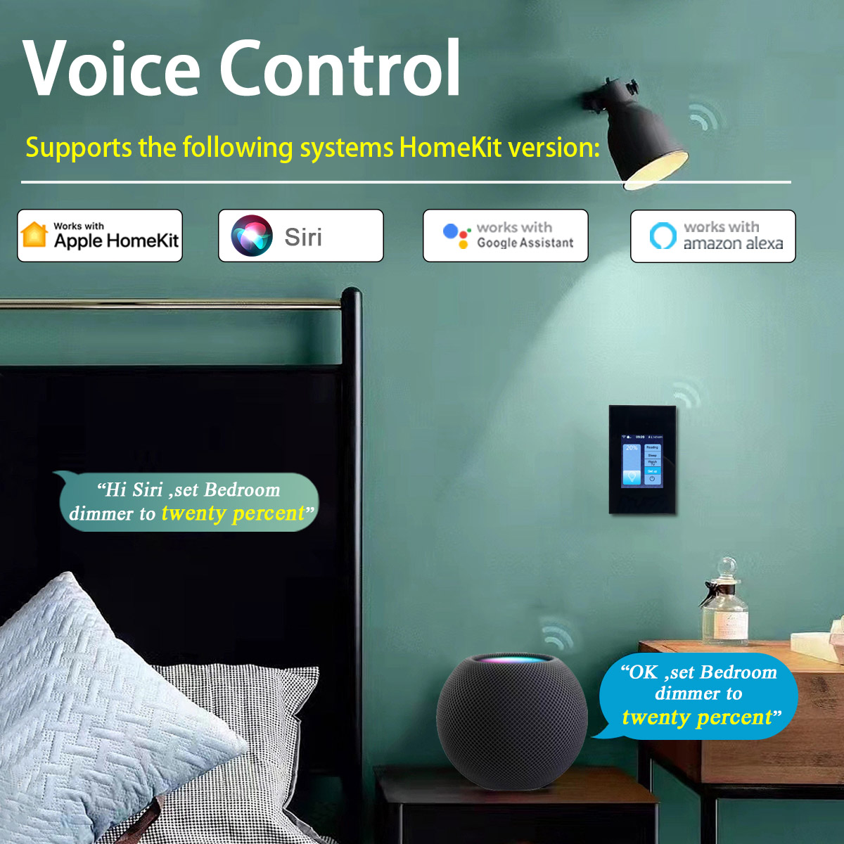 Przełącznik Lanbon 8 Homekit 5 – Smart Home Control Panel recenzja i cena