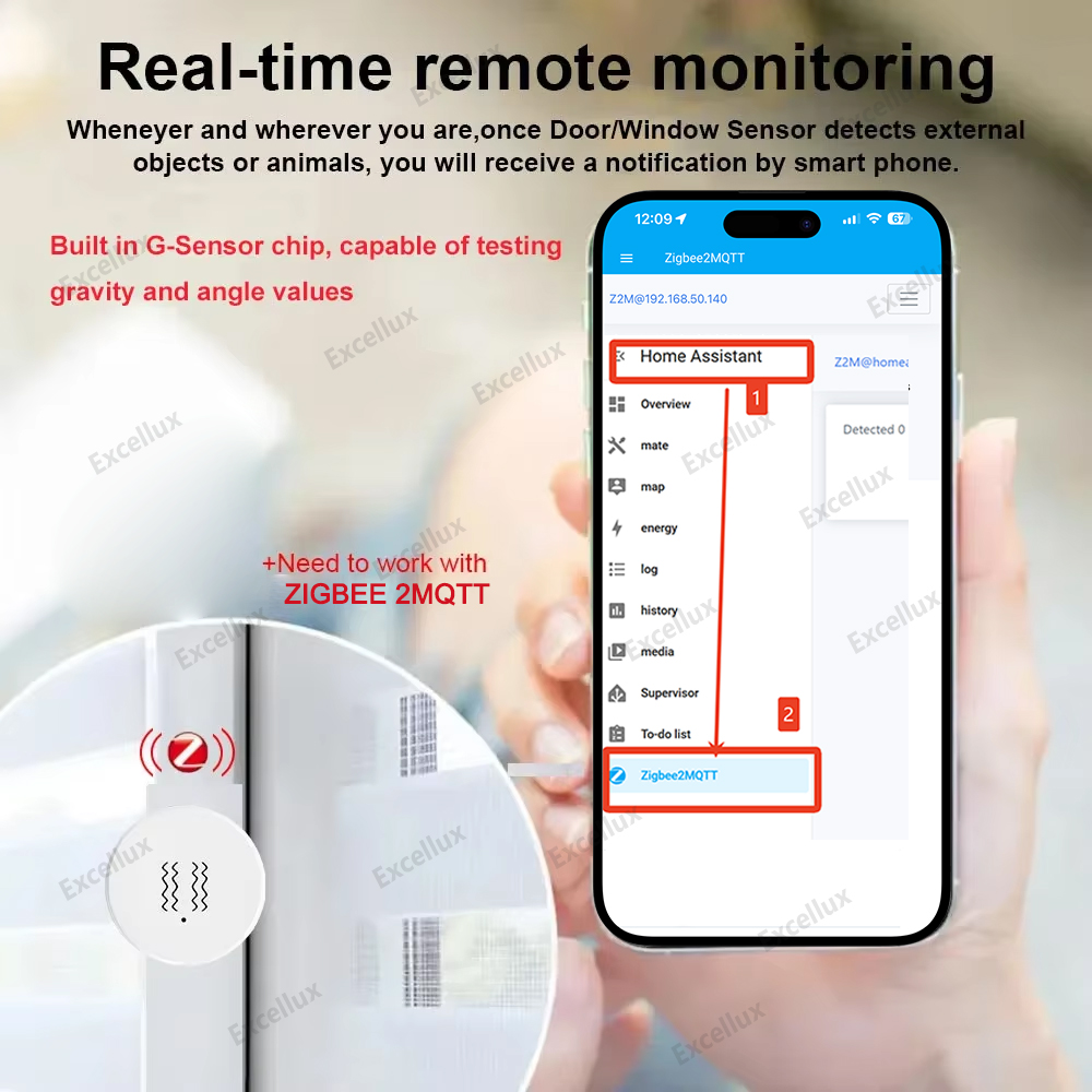 Czujnik wibracji Zigbee 3.0 Sm – Smart Home Zigbee 3.0 recenzja i cena