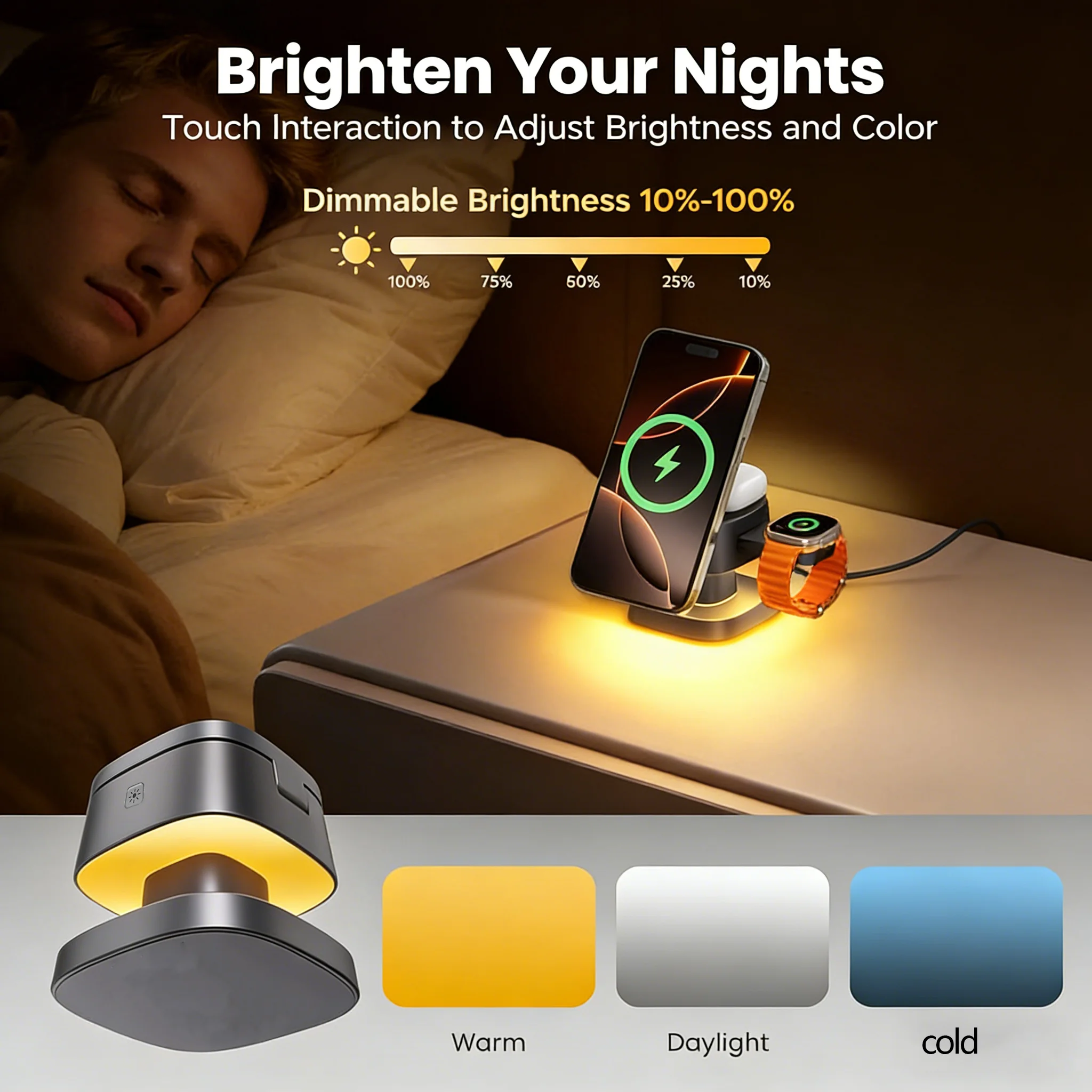 TIMESS Lampka Nocna Grzybek Be – Smart Night Light recenzja i cena